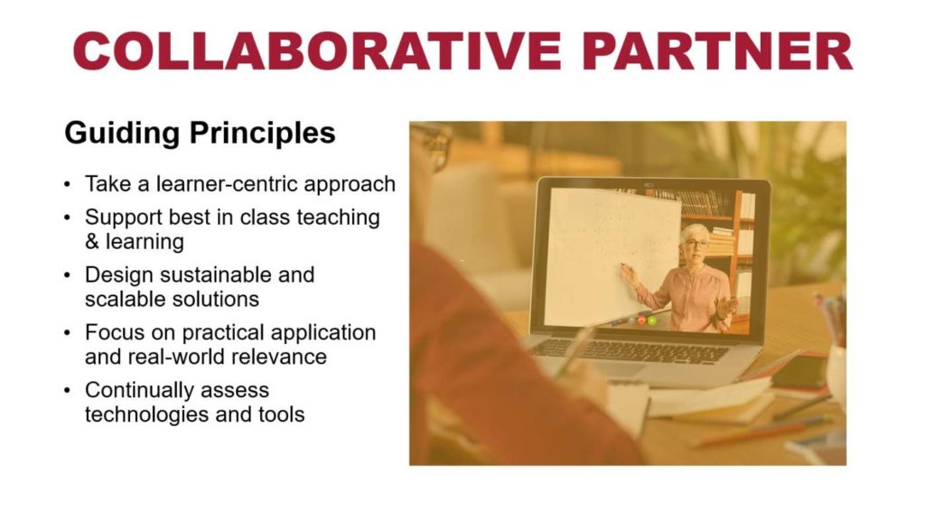 Graphic depicting Collaborative Partner
