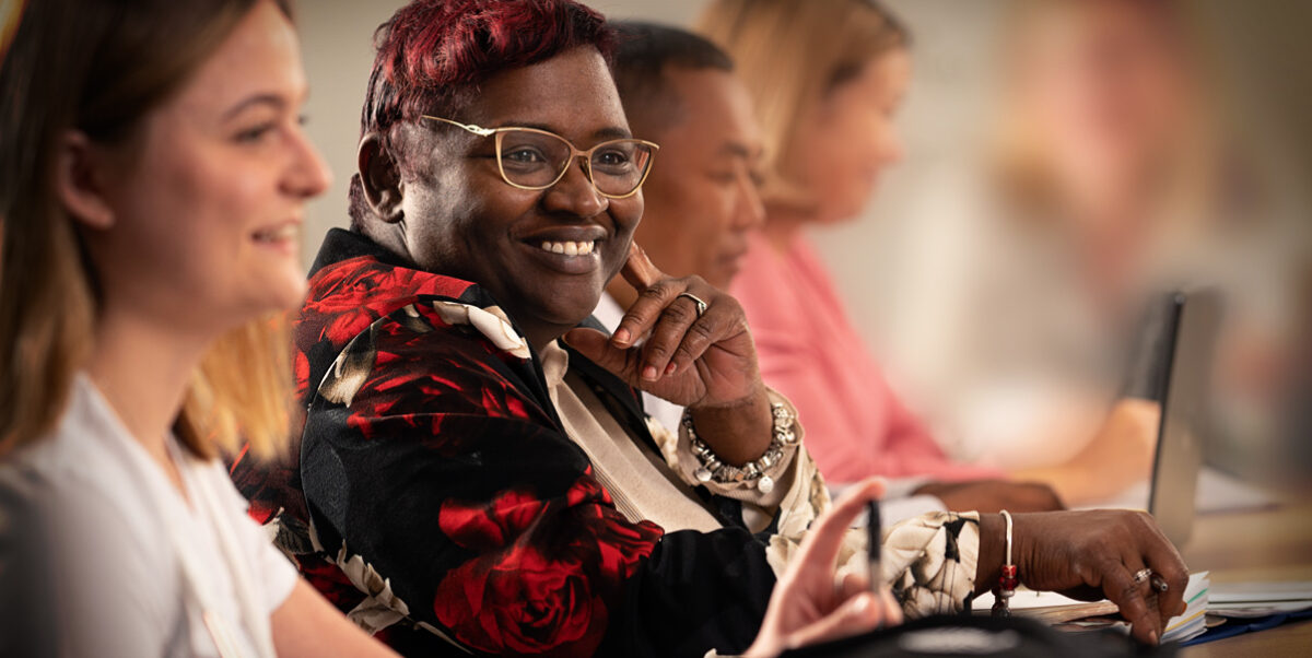 Trocaire student in classroom