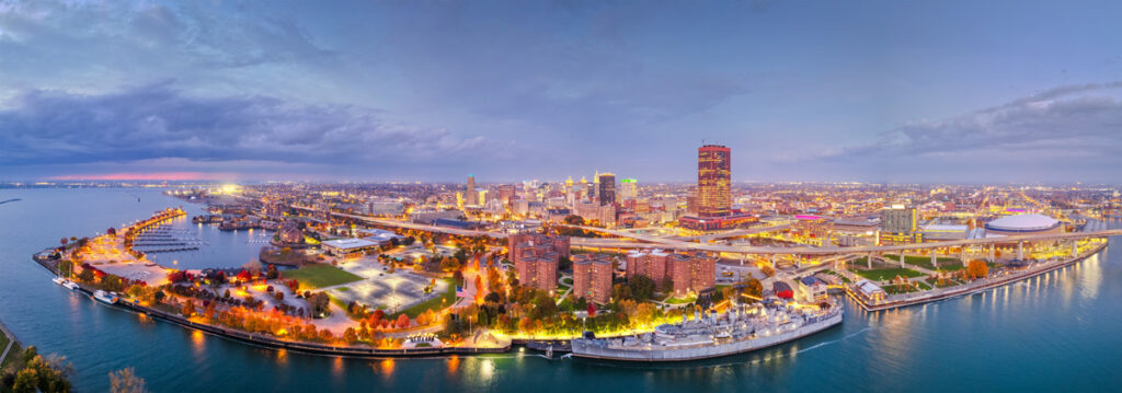 Buffalo, New York business district