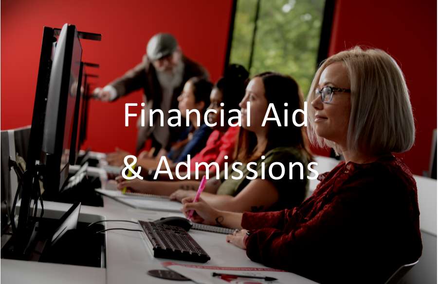 Financial Aid & Admissions Overview graphic